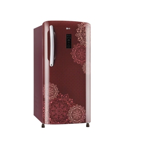 LG 204 L 4 Star Direct-Cool Inverter Single Door Refrigerator (GL-B211CRRY, Ruby Regal)