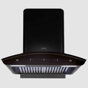 elica BFCG PLUS 1500 mÂ³/hr 60cm Wall Mount Chimney (Filter Less, 3388, Black)