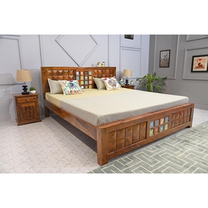 Pai Furniture TILE DAIMOND BED QUEEN SIZE-BD0007-5.