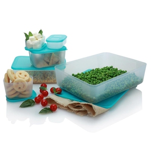 VARMORA FREEZER SAFE FULL SET CONTAINERS BLUE