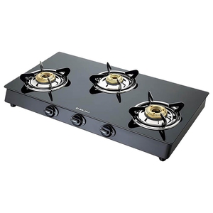 BAJAJ GP6, 3-Burner Aluminium Manual Gas Stove  (3 Burners)