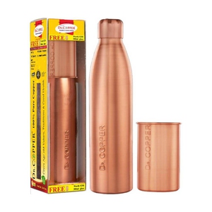 Dr.Copper 1Ltr Water Bottle with Tumbler