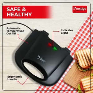 PRESTIGE SANDWICH MAKER GRILL FIXED BLACK - PGMFB