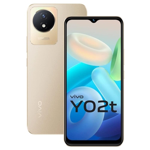 Vivo Y02T (4GB RAM, 64GB, Sunset Gold)