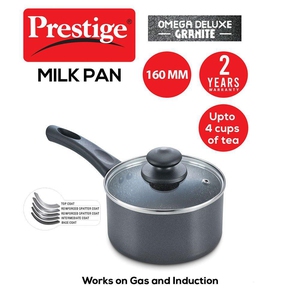 Prestige Omega Deluxe Granite Milk Pan 160 cm with Lid