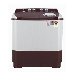 LG 10.5 kg Semi Automatic Top Load Washing Machine Maroon, White (P105ASRAZ)