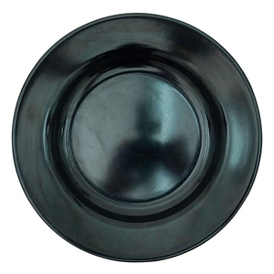 Iveo Solid Black Idli/Pasta Melamine Plate Bowl, 1 Piece