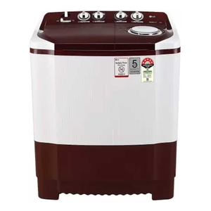 LG 7 Kg 5 Star Semi Automatic Top Load Washing Machine with Roller Jet Pulsator (P7010RRAZ, Burgundy)