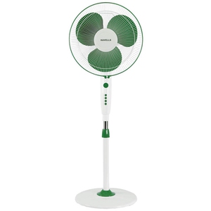 Havells Trendy 400mm 3 Blade Pedestal Fan (Green white)