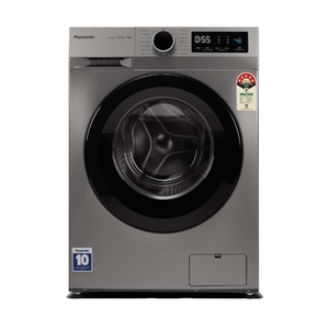 Panasonic 8 Kg 5 Star Fully Automatic Front Loading Washing Machine with In-built Heater ((NA-148MB3L01, Grey)