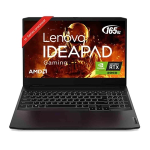 Lenovo IdeaPad Gaming 3 AMD Ryzen 7 (16 GB|512 GB SSD|NVIDIA GeForce RTX 3060|Windows 11 Home) (15.6 inch) Gaming Laptop (82K201UNIN, Shadow Black)