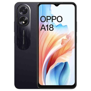 OPPO A18 (4 GB RAM, 64 GB, Glowing Black)