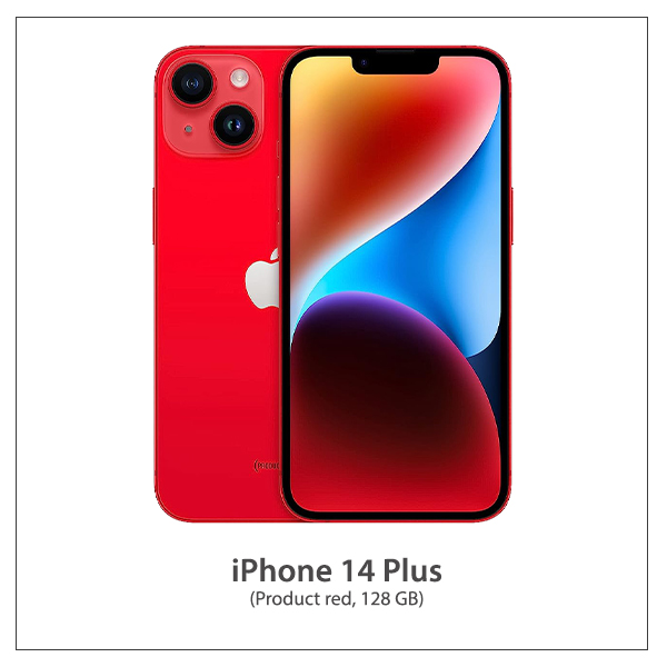 APPLE iPhone 14 Plus (PRODUCT RED, 256 GB)