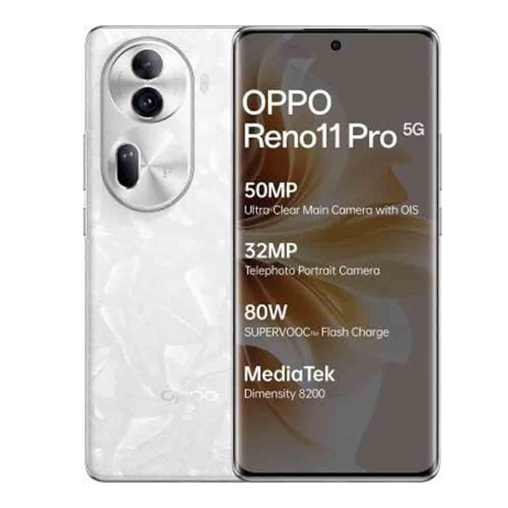 Buy Oppo Reno11 Pro 5g (pearl White, 256 Gb) (12 Gb Ram) 