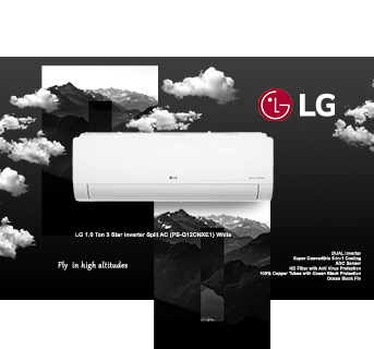 LG RS-Q12CNXE 1 Ton 3 Star 2023 Dual Inverter Split AC