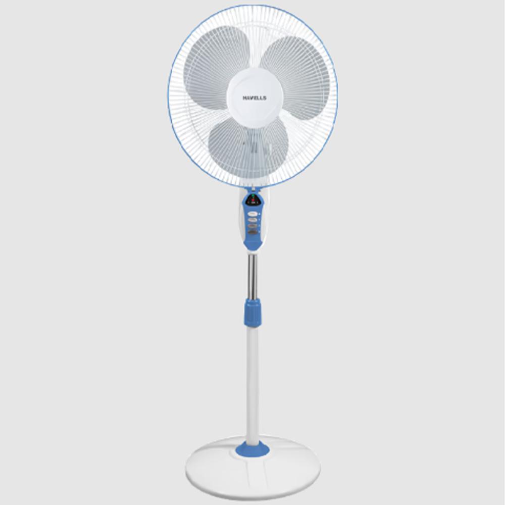 Buy Havells Sprint LED 400 mm Pedestal Fan (Blue) |Pai International