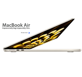 Apple MacBook Air 2022 (M2, 13.6 inch, 8GB, 256GB, macOS, Starlight, MLY13HN/A)