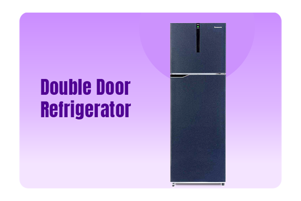 Double door refrigerator