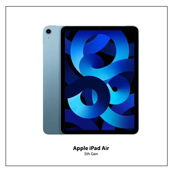 Apple iPad Air 5th Gen WiFi iPadOS Tablet (iPadOS 15, Apple, M1, 27.69cm (10.9 Inches), 8GB RAM, 64GB ROM, MM9E3HN/A, Blue)