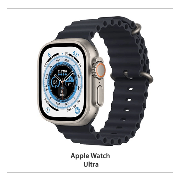 Apple Watch Ultra Titanium Case with Midnight Ocean Band