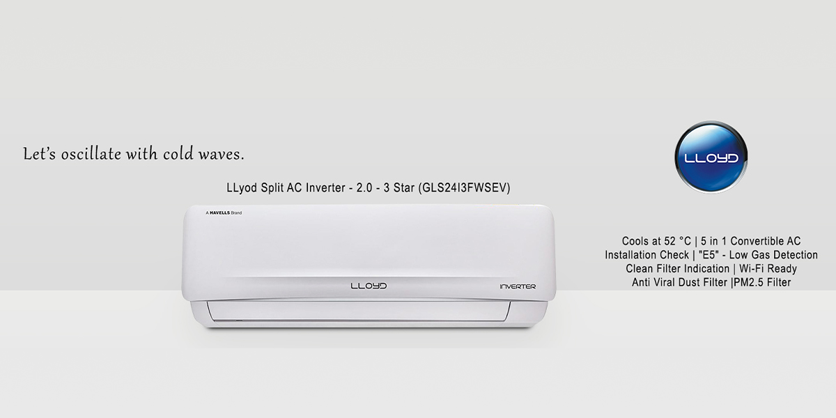 Lloyd Split AC Inverter - 2.0 - 3 Star (GLS24I3FWSEV)