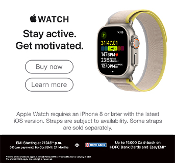 Apple Watch Ultra 49 mm Titanium Case with M/L Yellow/Beige Trail Loop (GPS + Cellular) MQFU3HN/A