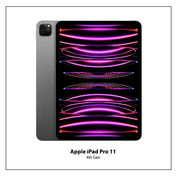 Apple iPad Pro 4th Gen (2022) 27.96 cm (11-inch) Wi-Fi Tablet 256 GB, Space Grey MNXF3HN/A