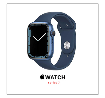 Apple Watch Series 7 GPS + Cellular 45 mm Aluminium Case (MKJT3HN/A) Abyss Blue