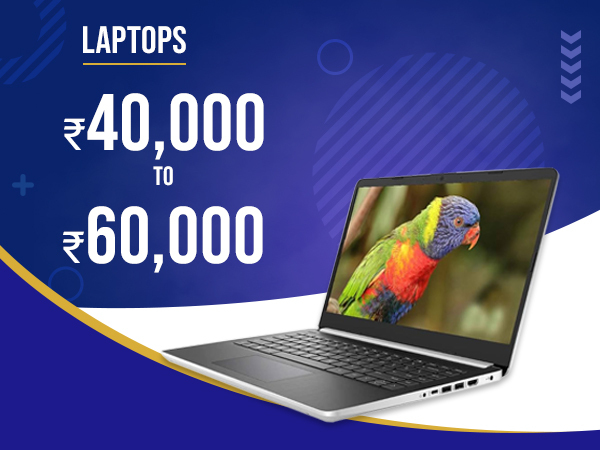 Laptops between 40000 to 60000