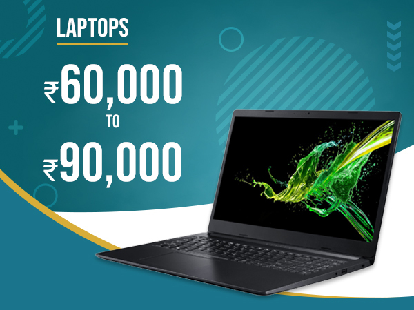 Laptops between 60000 and 90000