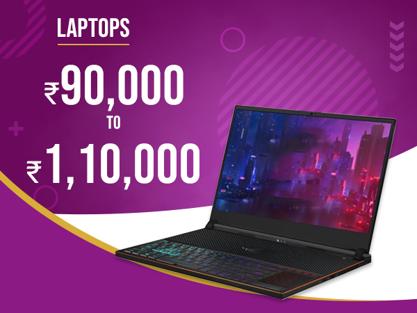 Laptops between 90000 to 110000