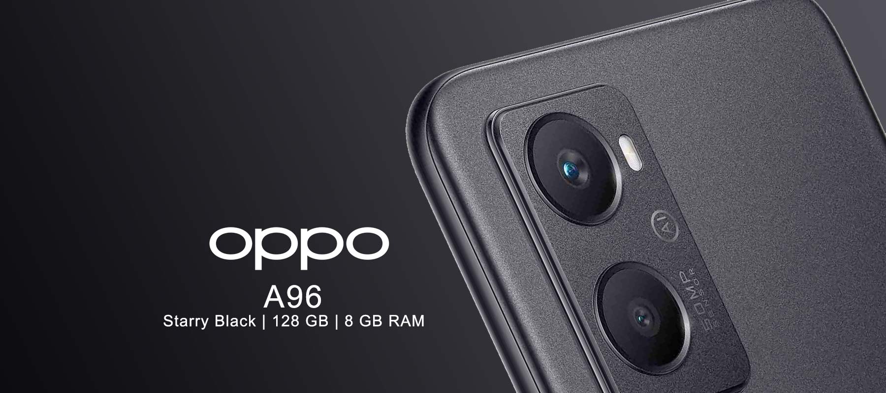 Oppo A96 (Starry Black, 128 GB) (8 GB RAM)