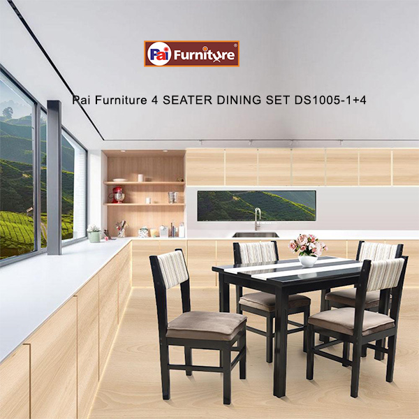 Pai Furniture 4 SEATER DINING SET DS1005-1+4