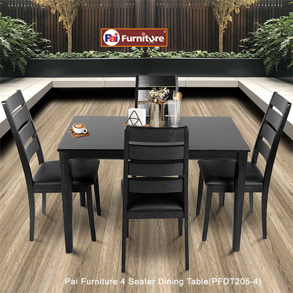Pai Furniture 4 Seater Dining Table(PFDT205-4)