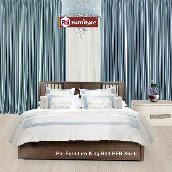 Pai Furniture King Bed PFBD35-6