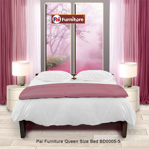 Pai Furniture Queen Size Bed BD0005-5