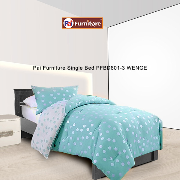 Pai Furniture Single Bed PFBD601-3 WENGE