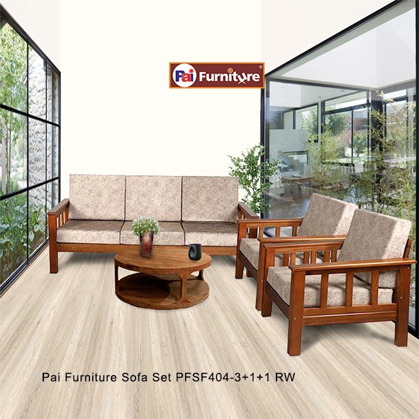 Pai Furniture Sofa Set PFSF404-3+1+1 RW