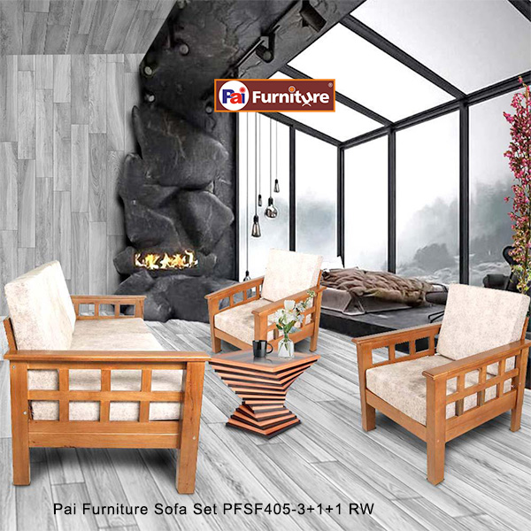 Pai Furniture Sofa Set PFSF405-3+1+1 RW