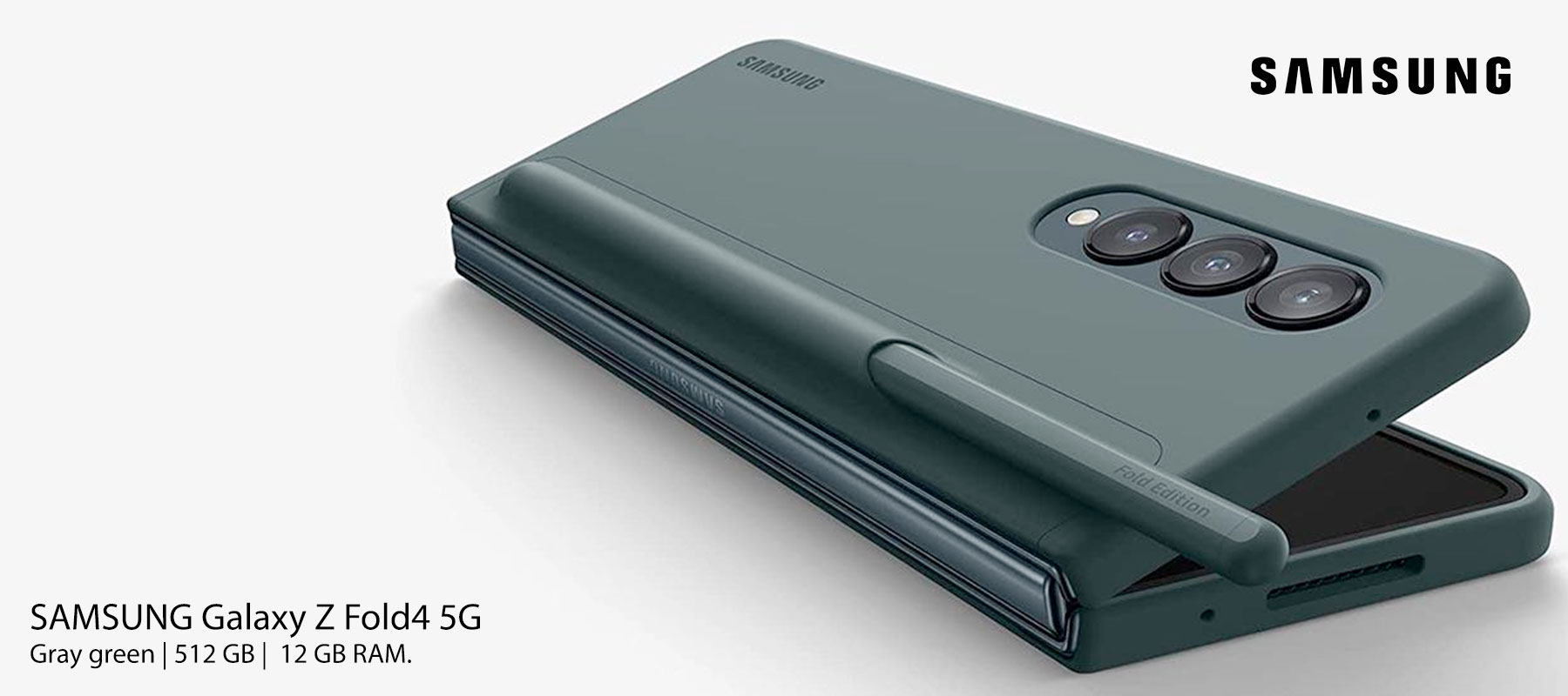 SAMSUNG Galaxy Z Fold4 5G (Gray green, 256 GB) (12 GB RAM).