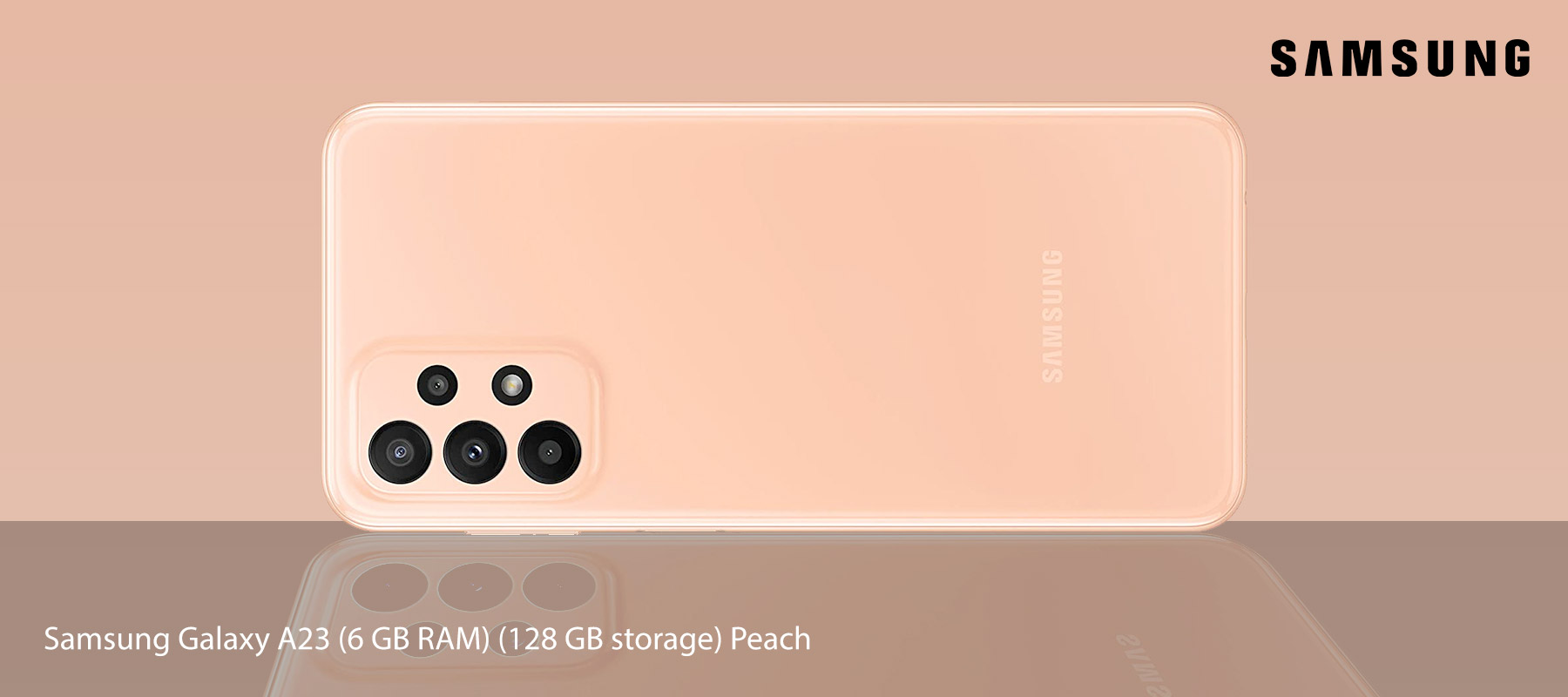 SAMSUNG Galaxy A23 (Peach, 128 GB) (8 GB RAM)