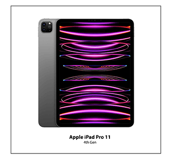 Apple iPad Pro 4th Gen (2022) 27.96 cm (11-inch) Wi-Fi Tablet 256 GB, Space Grey MNXF3HN/A