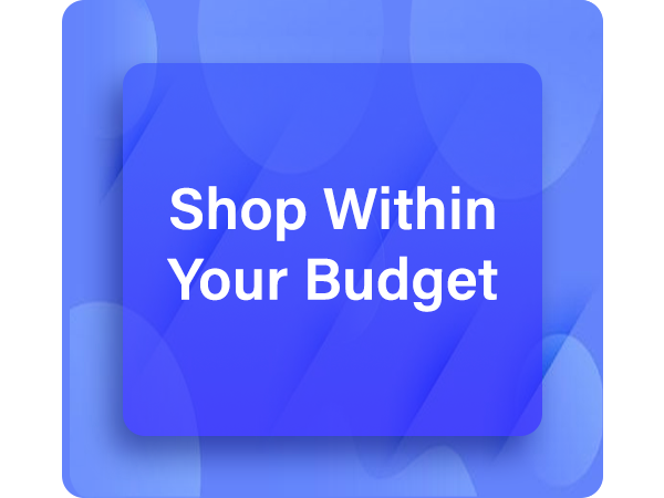 shop under budget