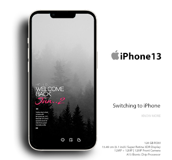 Apple iPhone 13 (Starlight, 128 GB)