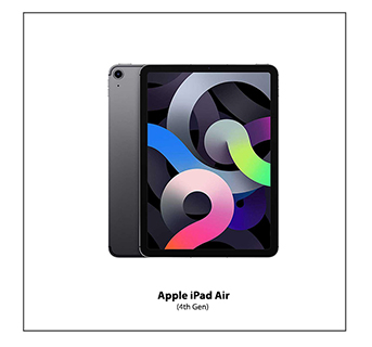 Apple iPad Air (4th Gen) 64 GB ROM 10.9 inch with Wi-Fi Only (Space Grey,3H185HN/A)