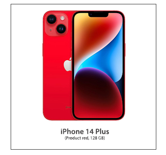 APPLE iPhone 14 Plus (PRODUCT RED, 256 GB)