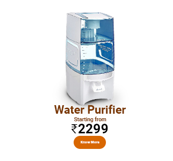 EUREKA FORBES Aquasure Amrit New 20 L Gravity Based Water Purifier  (White & Blue)